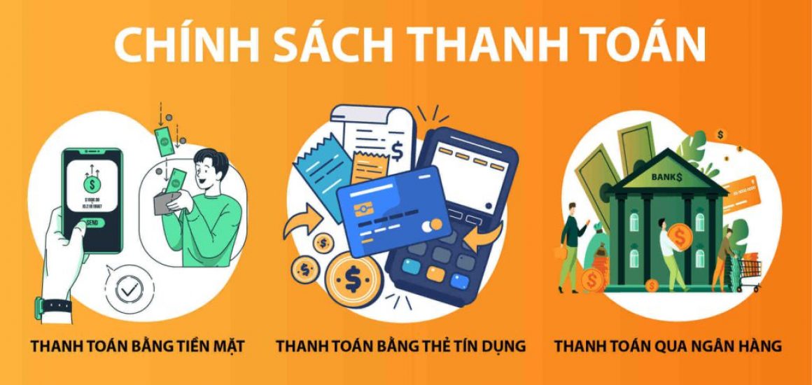 các hình thức thanh toán được áp dụng khi mua hàng tại điện máy kim long phát