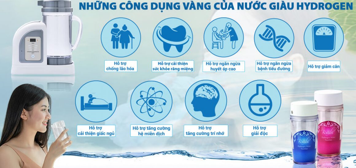 Những Lý Do Nên Uống Nước Giàu Hydrogen kim long phat