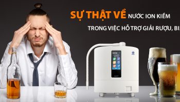 Khả năng giải rượu bia an toàn từ nước điện giải ion kiêm