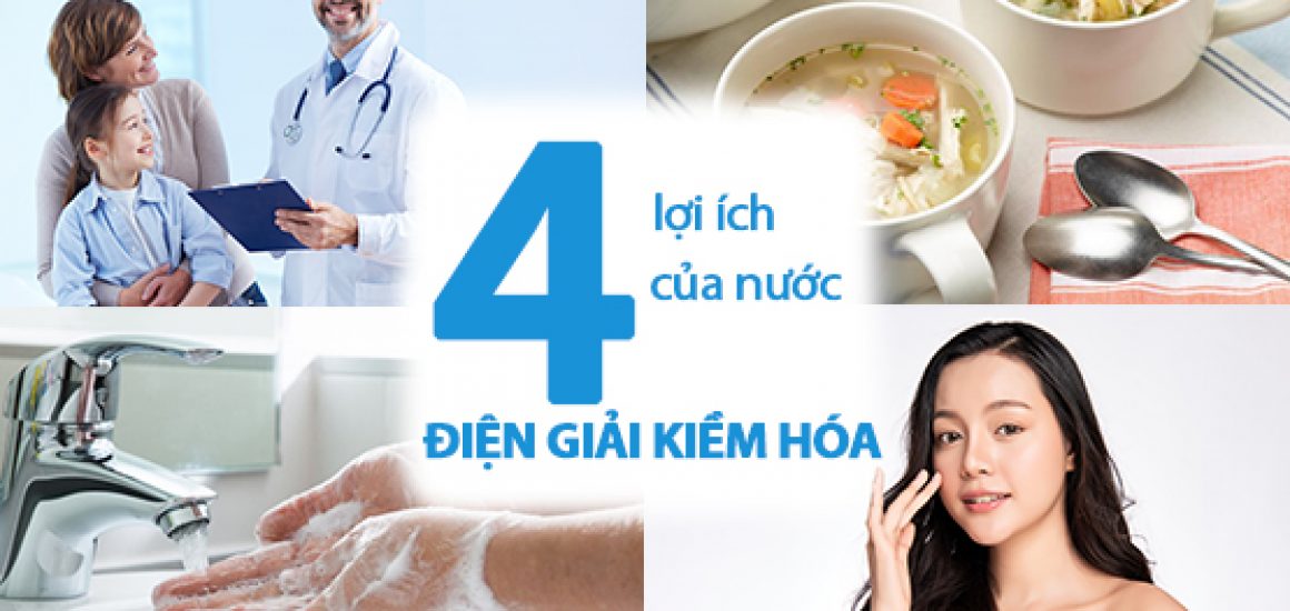 Lợi ích của nước ion kiềm đối với sức khỏe