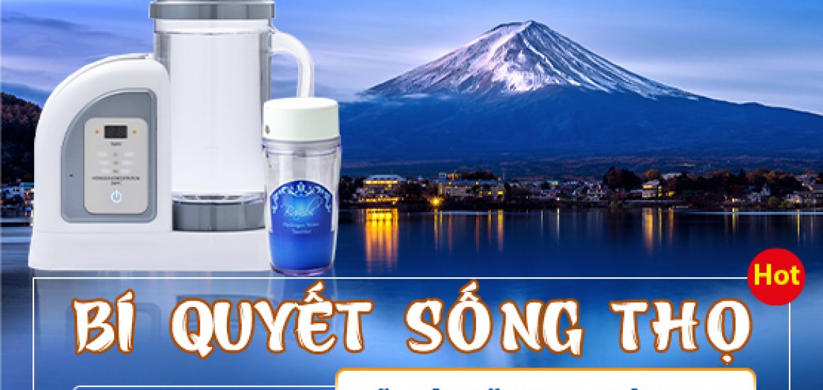 Bí quyết sống thọ của người Nhật nhờ nước hydrogen