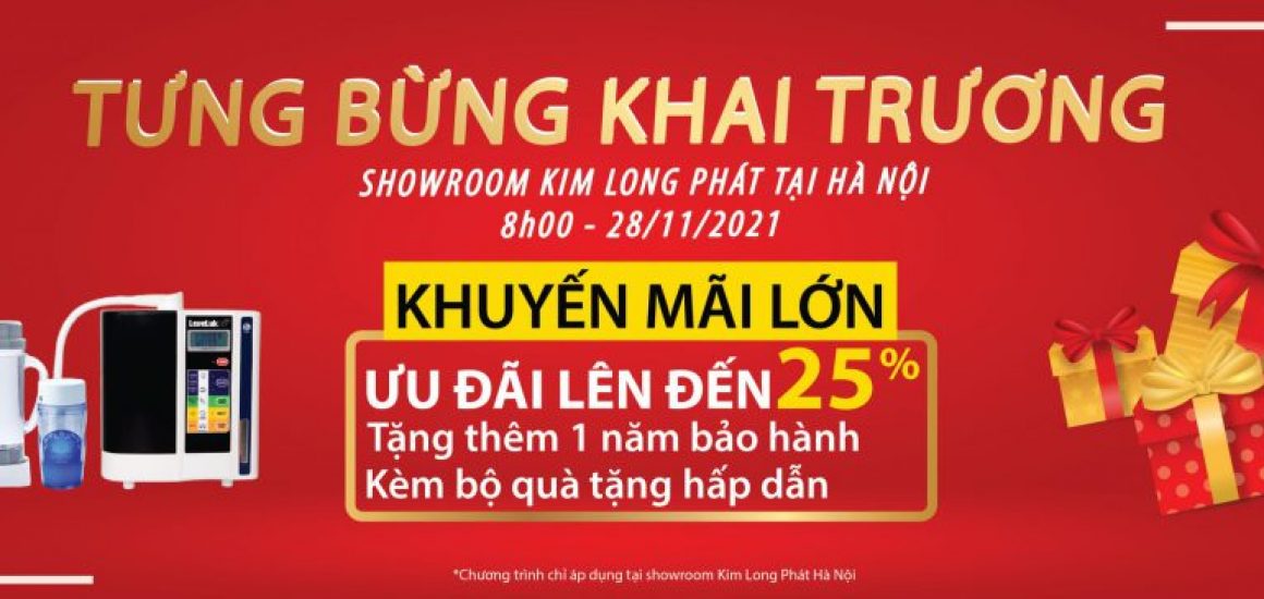 Chương trình khuyến mãi khai trương văn phòng đại diện tại Hà Nội